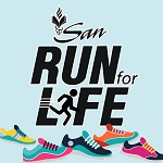 SAN Run for Life Logo