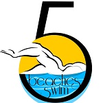 5 BEACHES SWIM Logo