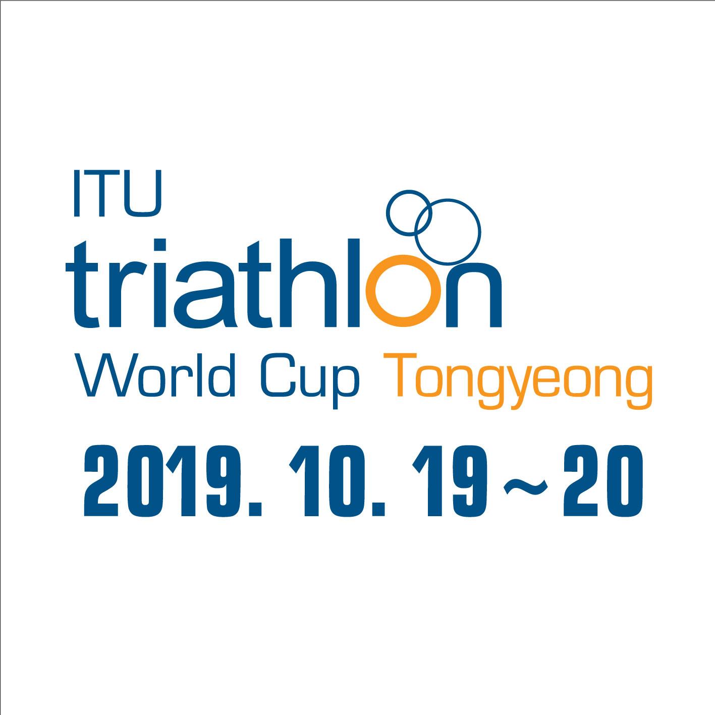 Tongyeong ITU Triathlon World Cup Logo