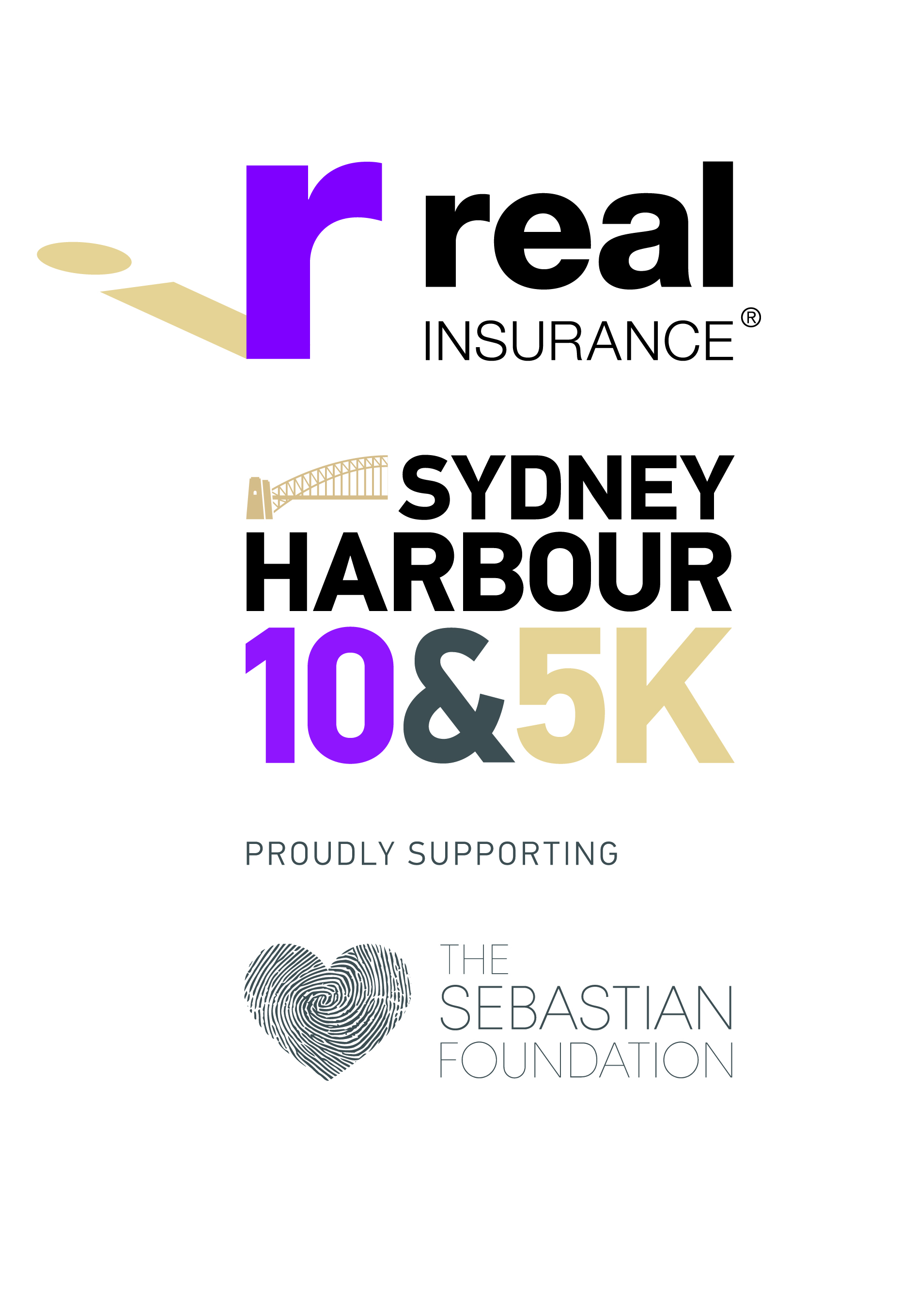 Real Insurance Sydney Harbour 10k & 5k Logo