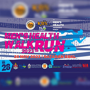 KBS X KLCFM Men's Health Walk Run Logo
